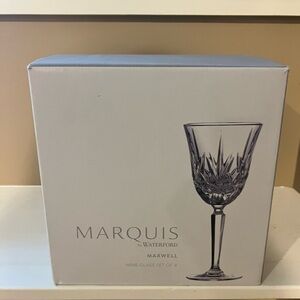 Waterford Off-White Crystal Wine Glass Elegant Drinkware